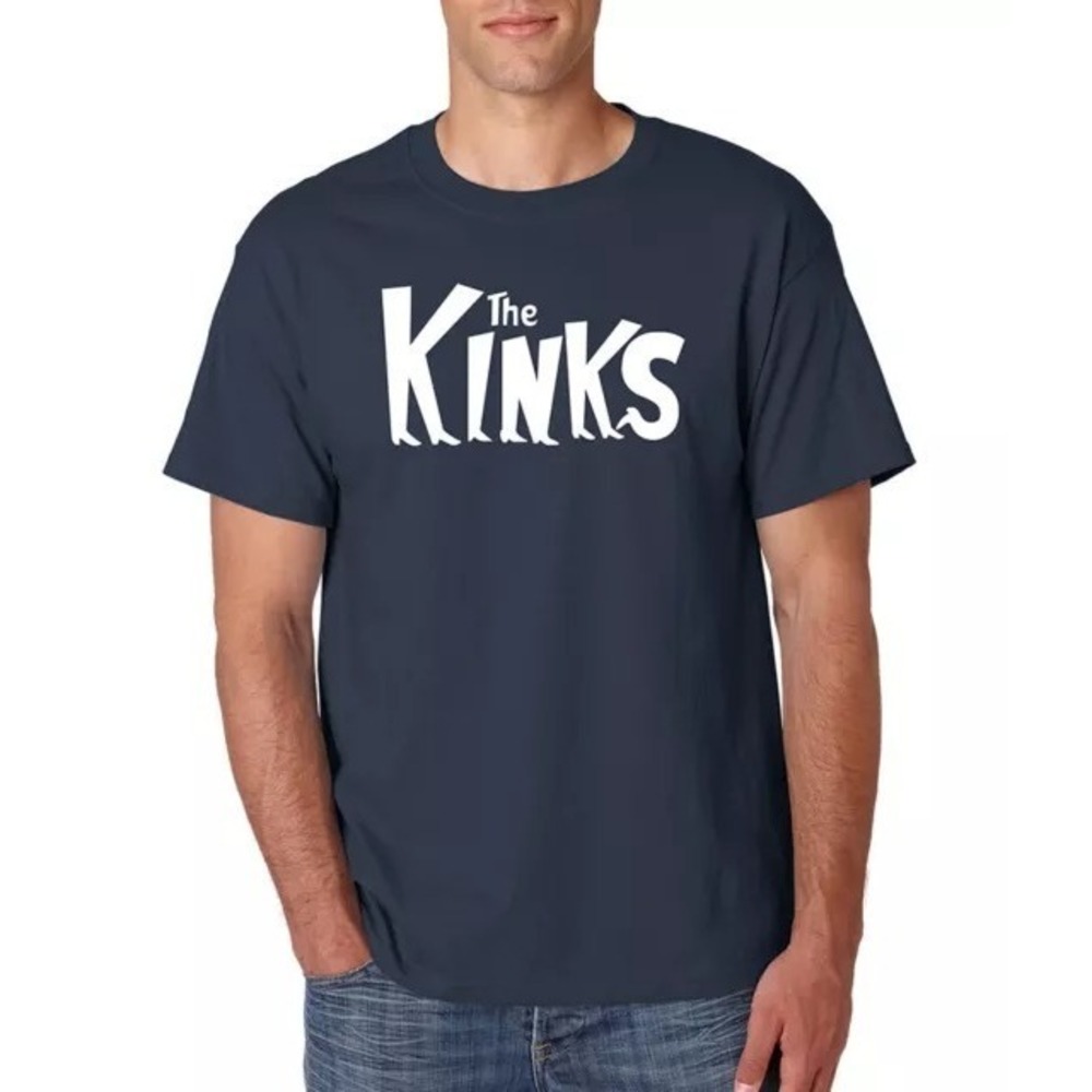 THE KINKS NEW T SHIRT Ray Davies Mod Rock Black Shirt